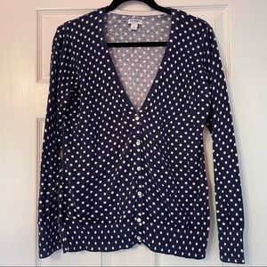 Old Navy Polka Dot V-Neck Cardigan